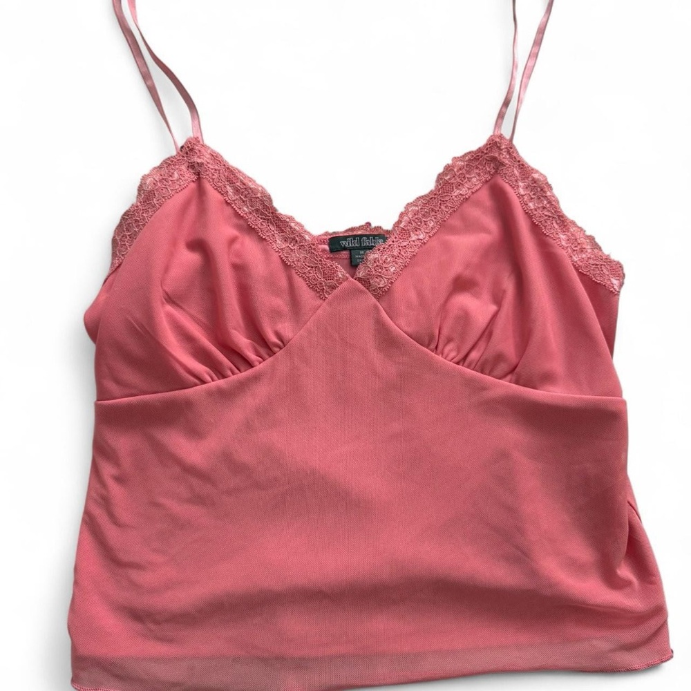 Wild Fable Dusty Pink Lace Camisole